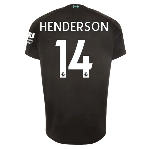 Camiseta Liverpool NO.14 Henderson 3ª 2019/20 Negro